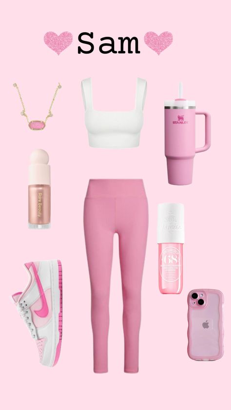 #pink #preppy #ootd #cute #lululemon #fyp #shufflefyp Gym Class Outfits, Pink Preppy Outfits, Preppy Gym, Preppy Ootd, Class Outfits, Pink Preppy, Lululemon Outfits, Strawberry Milkshake, Preppy Outfits