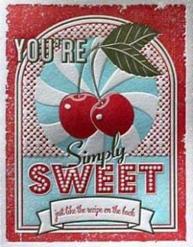 Americana Aesthetic, Cherries Jubilee, Cherry Baby, Hostess With The Mostess, Letterpress Cards, Vintage Americana, Cherry Bomb, Vintage Labels, Red Aesthetic