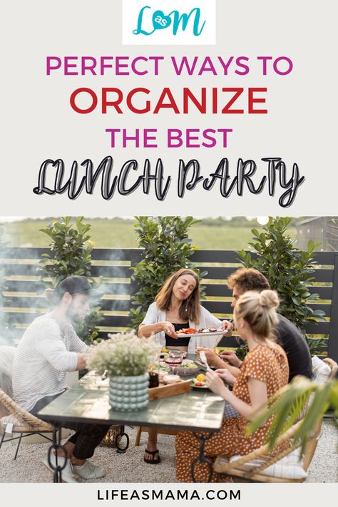 Need an excuse to get together with your friends and share a delicious meal? Look no further than organizing a lunch party! This guide will give you all the tips you need on how to make sure your party is a success. From choosing the perfect menu to setting the tone, we've got you covered. So gather your friends and get ready for some fun! #lifeasmama #lunchparty Dinner To Share With Friends, Lunch Party, Food Innovation, Building Self Esteem, Cold Appetizers, Perfect Lunch, Rotisserie Chicken Recipes, Vegetable Curry, Ways To Organize