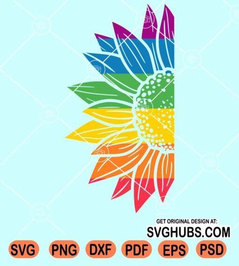 Lgbt pride sunflower clipart svg, Rainbow Sunflower svg, Gay Pride Sign svg, Gay pride SVG, LGBTQ Pride Svg, Love Is Love LGBT Png, Gay svg, Pride svg, Rainbow svg, Gay Pride Shirt svg, Gay Festival Outfit svg Rainbow Sunflower, Cricut Air 2, Svg Rainbow, Pride Svg, Sunflower Clipart, Sunflower Svg, Rainbow Svg, Cricut Air, Gay Pride Shirts