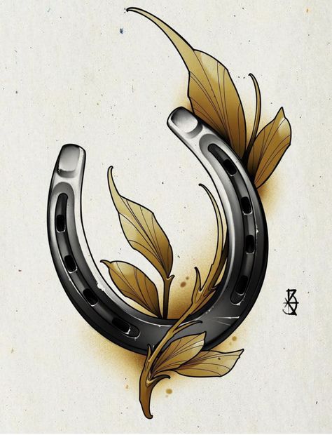 New Tattoo Styles, Neo Traditional Art, Horse Shoe Tattoo, Horse Tattoo Design, Neo Tattoo, Cow Tattoo, Traditional Tattoo Inspiration, Tree Tattoo Designs, Sketch Tattoo Design