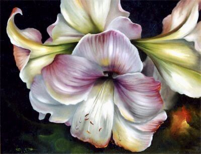 Gary Jenkins Gary Jenkins, Lilium Candidum, Oil Painting Inspiration, Art Hobbies, Floral Oil, Flower Paintings, China Painting, Nature Art Painting, Irises