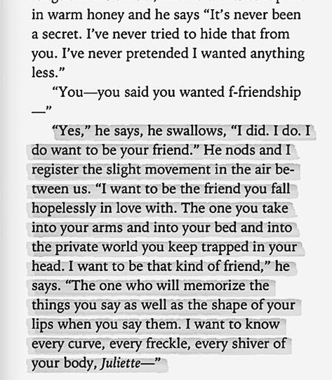 He Fell In Love With Her Every Time Shatter Me, Incandescently Happy, Shatter Me Series, Shatter Me, Time Quotes, Fell In Love, Say You, His Eyes, Falling In Love