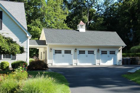 Car Garage Organization Ideas, 2 Car Garage Organization, 3 Bay Garage, Organization Ideas Bathroom, Detached Garage Designs, Pole Barn Garage, Garage Plans Detached, Garage Organization Ideas, Carriage House Garage