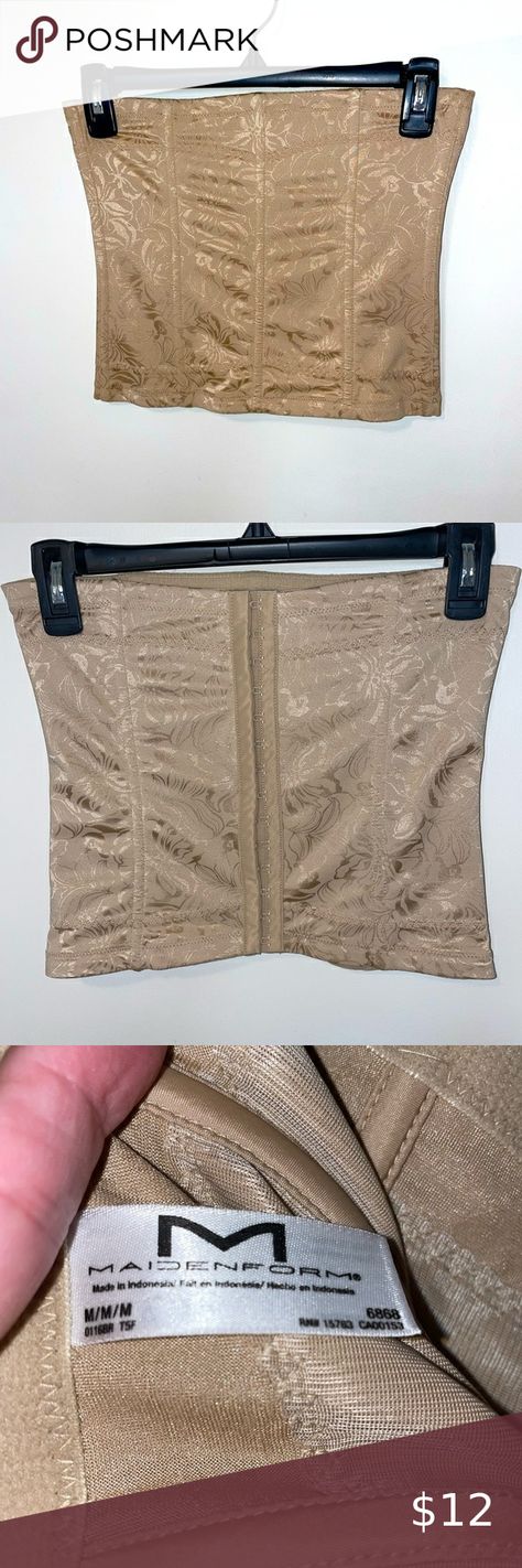 Maidenform shapewear waist trainer nipper cincher corset w clasps sz med Maidenform Shapewear, Waist Trainer Cincher, Cincher Corset, Waist Trainer, Shapewear, Outfit Inspo, Plus Fashion, Fashion Design, Closet