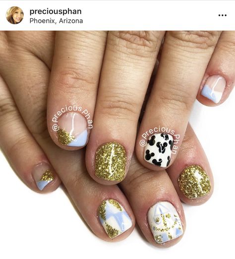 Disneyland nails. It’s a small world nails. Disney nails. Disney everything. #PreciousPhan Disney World Nail Art, Small World Nails, Disneyland Manicure, Its A Small World Tumbler, World Nails, It's A Small World Disneyland, Toy Story Nails, Its A Small World, Disneyland Nails