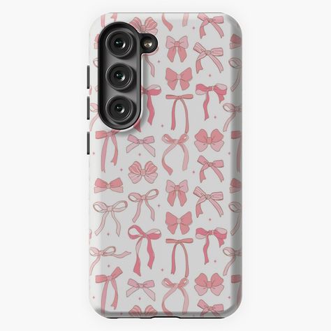 Get my art printed on awesome products. Support me at Redbubble #RBandME: https://www.redbubble.com/i/samsung-case/Pink-Bows-Print-Coquette-Soft-Pink-Girl-Aesthetic-by-Jenaxbelle/159344631.W0DT1?asc=u Soft Pink Girl Aesthetic, Pink Girl Aesthetic, Samsung Pink, Pink Bows, Pink Phone Cases, Settings App, Samsung Phone Cases, Bow Design, Samsung Case