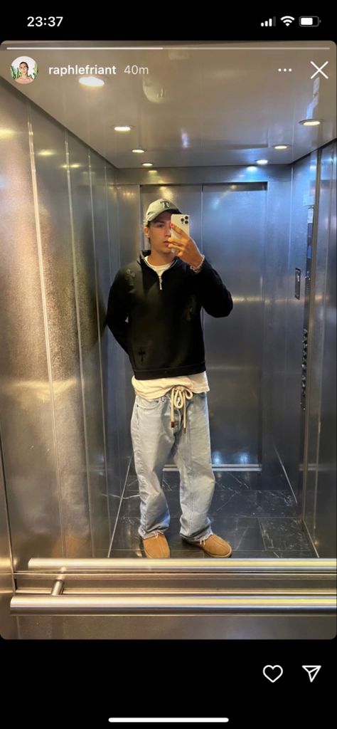 Chrome Hearts Jeans Men, Mens Tasman Uggs Outfit, Ugg Neumel Outfit Men, Ugg Outfits Men, Mens Uggs Outfit For Men, Men’s Uggs Outfit, Ugg Tasman Slippers Outfit Men, Tasman Uggs Outfits Men, Chrome Hearts Outfit Men