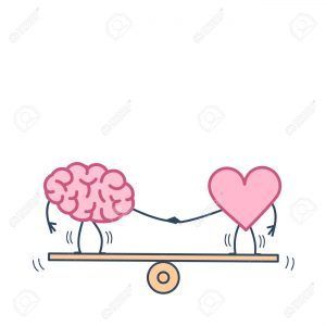 Heart And Mind Balance, Heart Vs Mind, Balance Illustration, Psychology Wallpaper, Heart Vs Brain, Brain Icon, Brain Illustration, Heart And Brain, Balanced Mind