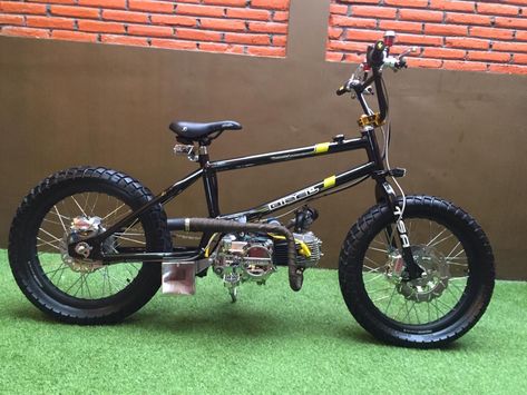 Bmx Motor, Bmx Cub, Custom Moped, Duke Bike, Bicycle Engine, Honda Super Cub, Motorised Bike, Bike Details, Honda Cub