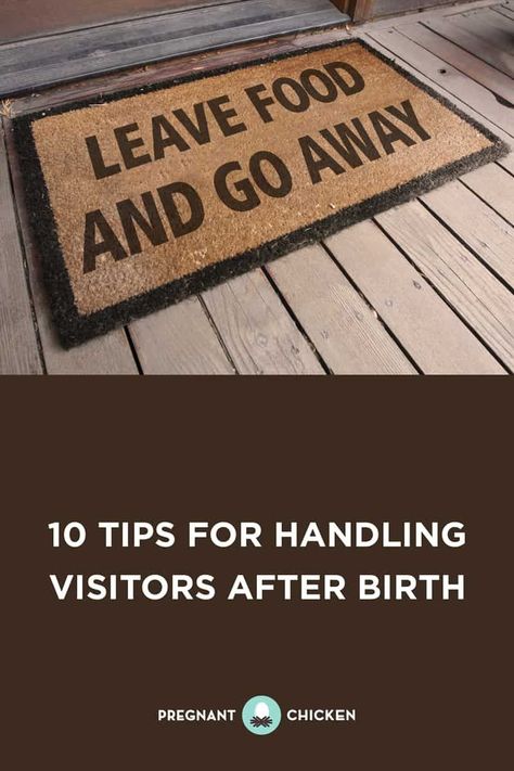 After you give birth, going home is about recovery and getting to know your new, delicious smelling, tiny family member. Take time with your new baby and use these 10 tips for handling visitors postpartum. PS: these are great tips and tricks to share with your partner! #newmom #newbaby #postpartum #postpartumvisitors Pregnancy Info, Pumping Moms, Baby Sleep Problems, Power Foods, Give Birth, After Birth, Al Pacino, After Baby, Pregnant Mom