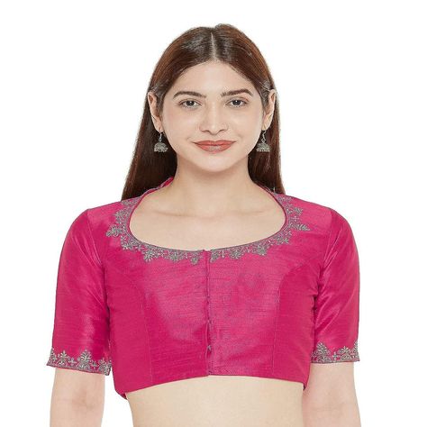 Embroidered Saree Blouse, Golden Blouse, Ikat Blouse, Saree Wearing, Brocade Blouses, Readymade Saree, Pink Fits, Readymade Blouse, Silk Sari