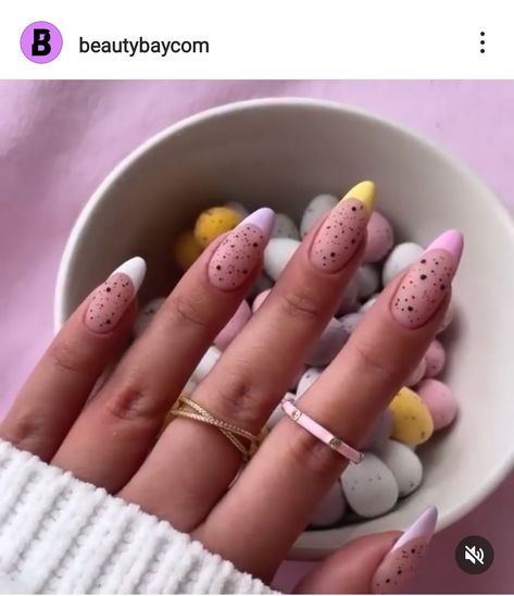 Mini Egg Nails, Acrylic Easter Nails, Egg Nails, Mini Egg, Mini Eggs, Easter Nails, Nail Inspiration, Fall Nails, Nails Designs