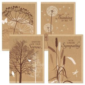 Sympathy Greetings, Sympathy Cards Handmade, Paper Ideas, Card Sentiments, Images Vintage, Greeting Card Set, Fall Cards, Smash Book, Brown Kraft