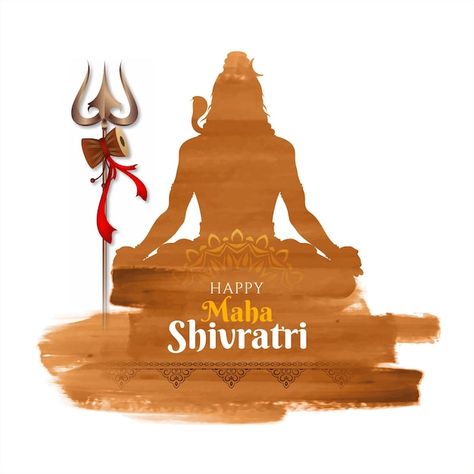 Festival Background Design, Happy Maha Shivratri, Worship Backgrounds, Maha Shivratri, Om Namah Shivay, Stylish Text, Festival Background, Social Media Marketing Plan, Background Design Vector