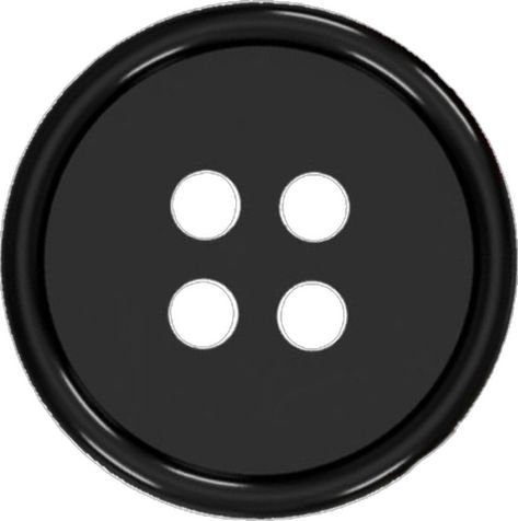 It’s a generic black button from a scene in Coraline with transparent background. A Button, Coraline