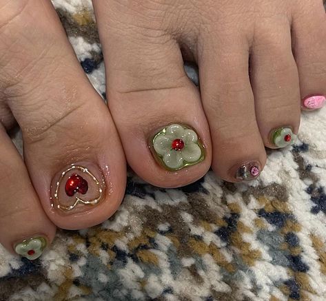 Japan Nails, Fourth Of July Nails, Gel Toe Nails, Toe Nail Color, Hello Nails, Really Cute Nails, July Nails, K K, Toe Nail Art