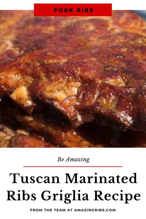 Italian Ribs, Pork On The Grill, Pork Rib Marinade, Pork Ideas, Spanish Pork, Rib Marinade, Pork Ribs Grilled, Pork Marinade, Recipes Bbq