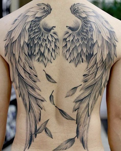 Wing Tattoo Ideas For Men, Tattoo Ideas Wings Back, Back Wing Tattoos Men, Wings Tattoo On Back For Men, Angel Wings Tattoo On Back Men, Good And Evil Wings Tattoo, Wing Tattoo Designs Men Back, Angle Wing Tattoo Men, Wings Back Tattoo For Men