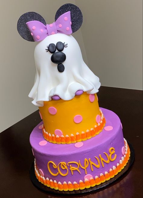 Minnie Mouse Halloween, Halloween Cookies Decorated, Halloween Cookies, Halloween Cakes, Minnie Mouse Birthday, Cake Creations, Cookie Decorating, Kids Party, Minnie Mouse