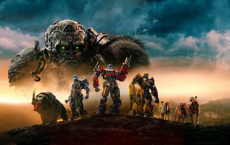 Transformers Rise Of The Beast, Wallpaper Movies, Transformers Rise Of The Beasts, Gi Joe Movie, Rise Of The Beasts, Beast Wallpaper, Movie Blog, Book Background, Transformers Movie