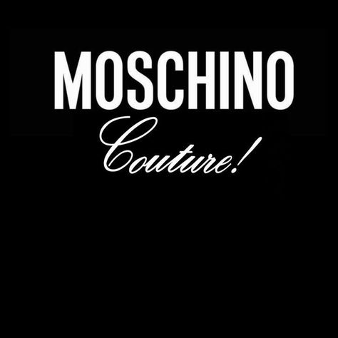 MOSCHINO Moschino Couture, Moschino Logo, Designer Style, Audi Logo, Moschino, Vehicle Logos, Couture, ? Logo, Fashion Design