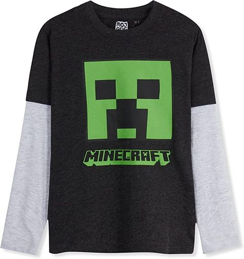 Minecraft Clothes, Minecraft Outfits, Minecraft T Shirt, Gaming T Shirt, Minecraft Tshirt, Silly Clothes, T Shirt Long Sleeve, T Shirt For Boys, Shirt For Boys