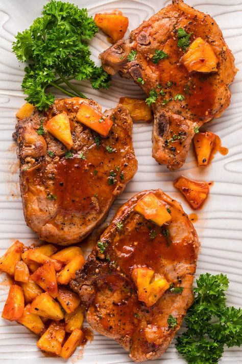 Sweet N Sour Pork Chops, Sweet And Sour Pork Chops Easy, Sweet And Sour Pork Chops In Oven, Sweet And Spicy Pork Chops, Crockpot Pork Belly, Sweet Sour Pork Chops, Sweet And Sour Pork Recipe Easy, Pork Chops With Pineapple, Sweet And Sour Pork Chops