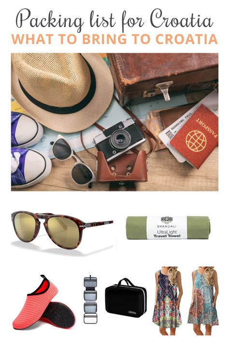 2023 Croatia Packing List: What to Bring & Wear in Croatia What To Wear In Croatia, Croatia Packing List, Croatia Vacation, Visit Croatia, Packing List For Vacation, Travel Towel, Vacation Packing, Croatia Travel, Dubrovnik Croatia