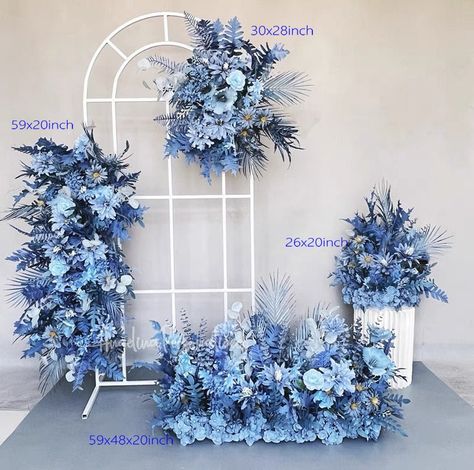 1. Click on each picture will jump to the corresponding style, 2, The price does not include Tax! 3. Please leave your phone number for parcel delivery! 4. If you need to customize, please message me, thank you! Blue Aisle Flowers, Blue Wedding Floral Arrangements, Cinderella Quinceanera Themes, Hanging Flower Arrangements, Cinderella Quinceanera, Wedding Floral Arrangement, Sky Blue Weddings, Gazebo Decorations, Wedding Swag