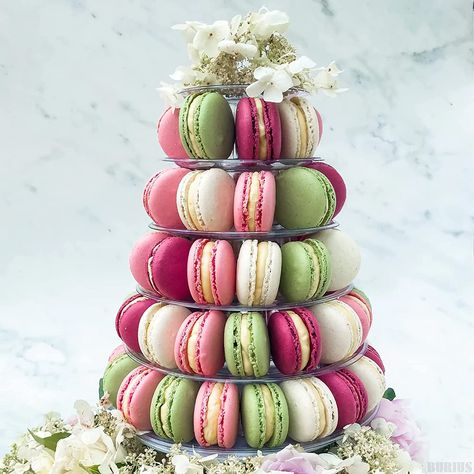 Macaron Stand, Macaroon Tower, Flavour Combinations, Macaroon Cake, Tiered Tray Stand, Donut Stand, Macaron Tower, Cake Tower, Cake Storage