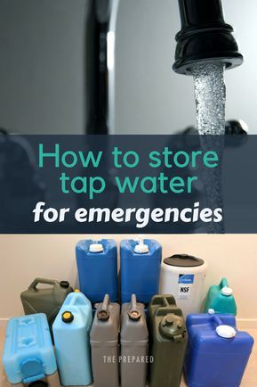 Water Survival, Water Storage Containers, Emergency Prepardness, Emergency Water, Emergency Preparedness Kit, Survival Supplies, Emergency Preparation, Storage Tips, Survival Techniques