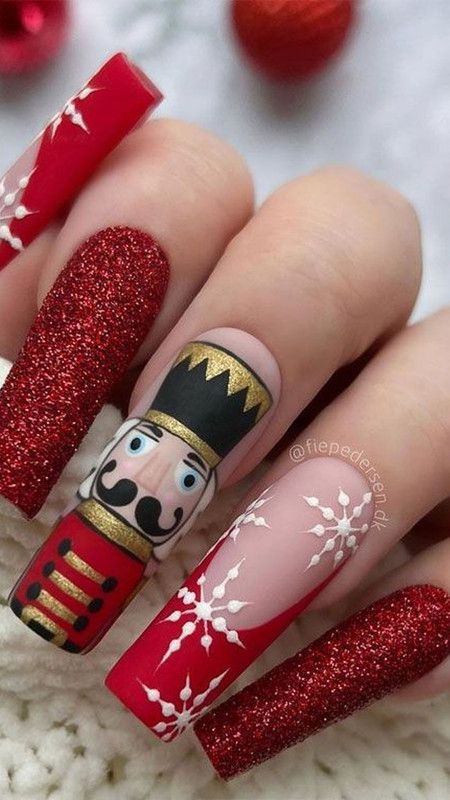 Christmas Nails So Stunning, They’ll Leave You Breathless! Get ready to be inspired by these jaw-dropping Christmas Nails! From elegant Christmas Gel Nails to playful Cute Christmas Nails, there’s something for everyone. Looking for quick and chic? Try Christmas Nails Easy or get creative with Christmas Nails Acrylic for a more dramatic look. ✨ Need some Nagel Inspo? This collection includes everything from Xmas Nails and Winter Nails Acrylic to Nail Art Noel and gorgeous Christmas Tree Nails... Christmas Snowflake Nails, Xmas Nail Ideas, Christmas Nails Cute, Red Christmas Nail, Classic Red Nails, Nails December, Hot Nail Designs, Xmas Nail, Glitter Snowflakes