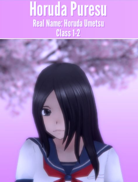 Yansim Portraits, Horuda Puresu Yandere Simulator, Yandere Simulator Characters Names, Yandere Simulator Portraits, Yandere Simulator Personajes, Yansim Oc, Yendere Simulator, Mai Waifu, Yandere Simulator Characters