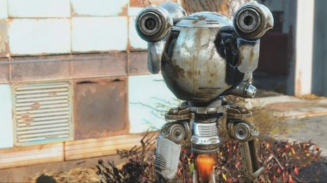 Robot Butler, Adorable Wallpapers, Fallout 4, Fire Hydrant, Fallout, Cool Gifs, Wallpapers, Canning