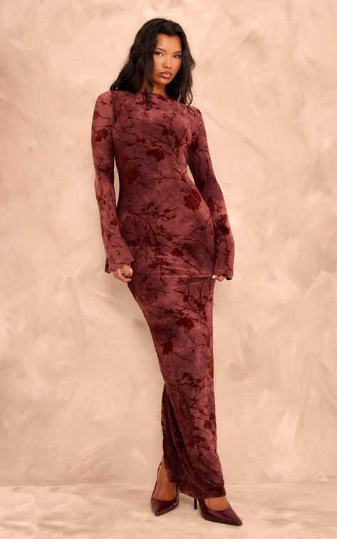 Long Sleeve Date Dress, Long Sleeve Aesthetic Dress, Dresses For A Winter Wedding Guest, Fall Wedding Guest Dress Long Sleeve, Winter Wedding Guest Outfit Women, Burgundy Dress Outfit Winter, Winter Wedding Outfits For Women, Anniversary Outfits For Women, Fall Wedding Outfit Guest