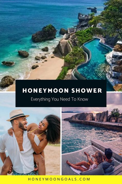 Planning a Honeymoon Shower? Get All the Details Here! Honeymoon Shower, Top All Inclusive Resorts, Honeymoon Registry, Best Honeymoon Destinations, Romantic Things To Do, Wedding Guest List, Best Honeymoon, Romantic Things, Honeymoon Travel