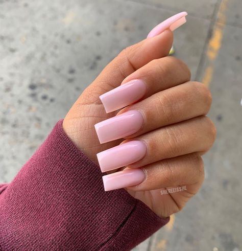 𝑲𝒆𝒊𝒔𝒉𝒂 𝑺𝒉𝒆𝒓𝒆𝒆 on Instagram: “Y’all gone see these nails at every angle💅🏽 • • • • • #nails #nailsofinstagram #nailsonfleek #nailart #blackgirlmagic #nails2inspire…” Pink Tapered Square Nails, Nail School, Nail Shapes Square, Sharp Claws, Tapered Square Nails, Grunge Nails, Cute Acrylic Nail Designs, Blush Nails, Nail Art Instagram