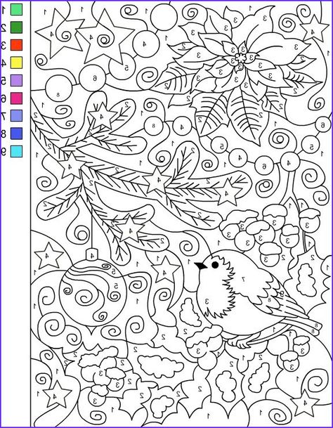 Free Christmas Color by Number Coloring Pages Your Kids Will Love Adult Color By Number, Christmas Color By Number, Color By Number Printable, Year 5, Christmas Color, Color By Numbers, Adult Colouring, Color By Number, Colouring Book