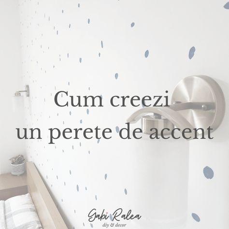 DIY: cum creezi un perete de accent, cu vopsea GoodHome | Gabi Ralea DIY & Decor Interior Art, Design Interior, Diy Decor, Diy Projects, Art Deco, Home Decor Decals, Interior Design, Quick Saves, Home Decor