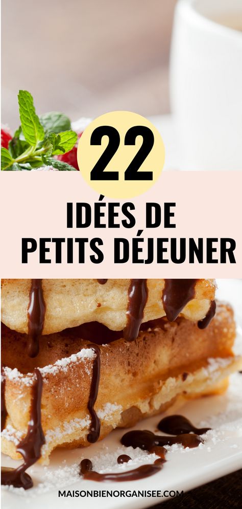 Des petits déjeuners faciles et que vous pouvez réaliser à l'avance. Home Organizing, Home Decor Blog, Fruit Desserts, Decorating Blogs, Lifestyle Blog, Dessert, Fruit, Lifestyle, Home Decor