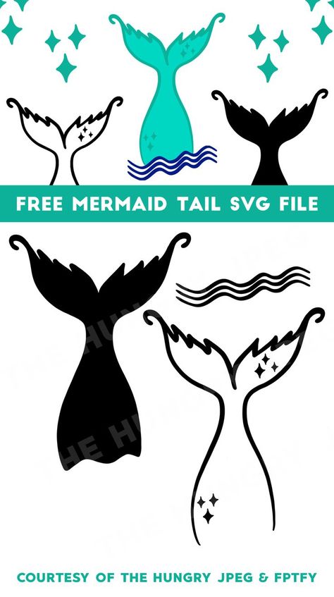 Free Mermaid Tail SVG Cut File #Free #FreePrintable #FreeSVGCutFiile #FreeMermaidTail #FreeMermaidTails #FreeMermaidGraphic #FreeMermaidClipart #Mermaid Mermaid Svg Free, Free Mermaid Tails, Mermaid Tail Svg, Silhouette Disney, Mermaid Clipart, Mermaid Room, Mermaid Svg, Party Invite Design, Mermaid Pattern