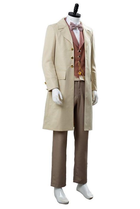 Welcome to Cosplaylab. Good Omens Angel Aziraphale Cospaly Costume is delicate workmanship, Correct size, Cost-effective, Nice size, Good quality. Our Good Omens Angel Aziraphale Cospaly Costume choose the best material to ensure extensibility and the good feeling. The package of good omens angel aziraphale cospaly costume includes coat + shirt + jacket + trousers + bow tie. The fabric of good omens angel aziraphale cospaly costume is shute, uniform cloth. The size is ASIAN size, would be smalle Aziraphale Reference, Crowley Costume, Aziraphale Cosplay, Angel Aziraphale, Twin Halloween Costumes, Outfit Costume, Michael Sheen, Good Omens, Costumes For Sale