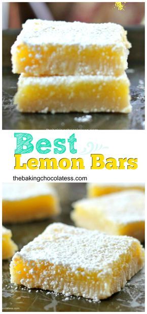 Best Lemon Bars via @https://www.pinterest.com/BaknChocolaTess/ Desserts Nutella, Best Lemon Bars, Smores Dessert, Curd Filling, Lemon Bar, Lemon Bars Recipe, Lemon Curd Filling, Buttery Shortbread, Dessert Party