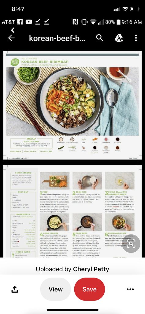 Hello Fresh Dinners, Korean Bibimbap, Korean Beef, Hello Fresh Recipes, Hello Fresh, Cooking Prep, Menu Planning, Bowls Recipe, Inspirational Books