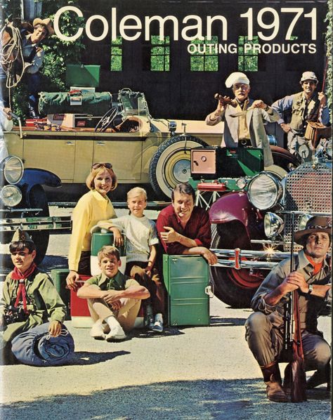 Coleman catalog | 1971 | @colemanusa #coleman #70s #wesanderson @accidentallywesanderson #archive #moodboard #aesthetic Coleman Camping, Camping Coolers, Slight Edge, Retro Camping, Outdoor Aesthetic, Camping Aesthetic, Camp Vibes, Commercial Ads, Camping Style