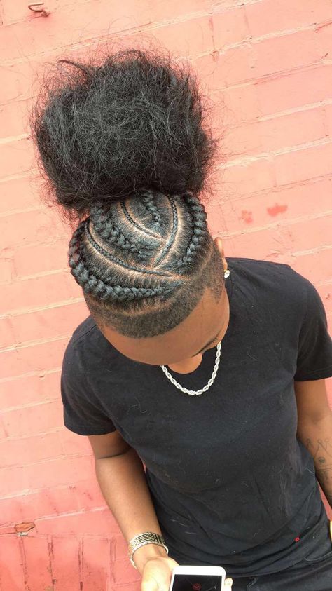 Black Tomboy Hairstyles, Hairstyles Boy, Boy Braids, Hairstyle For Prom, Hairstyles Mens, Boy Braids Hairstyles, Puffy Hair, Undercut Long Hair, Tomboy Hairstyles