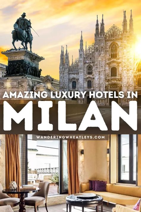 Are you looking for great places to stay in Milan, Italy? Here are the 12 BEST luxury hotels in Milan and the best neighborhoods in Milan for the perfect Italy vacation! I Milan hotels I where to stay in Milan I accommodation in Milan I hotels with views in Milan I Milan accommodation I hotels in Italy I boutique hotels in Italy I accommodation in Italy I where to stay in Italy I Italy hotels I places to stay in Italy I Milan luxury hotels I Italy luxury travel I Italy travel I #Italy #Milan Hotels In Milan Italy, Milan Hotels, Milan Luxury, Hotels In Italy, Best Places In Italy, Milan Hotel, Italy Milan, Tuscany Travel, Italy Hotels