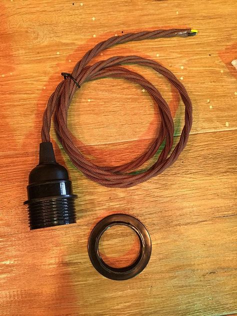 DIY Light Strands 4' Brown Black or Sand Cloth Covered | Etsy Black Iron Chandelier, Diy Mason Jar Lights, Industrial Pipe Lamp, Mason Jar Chandelier, Diy Light, Wide Mouth Mason Jars, Pipe Lamp, Iron Chandeliers, Mason Jar Lighting