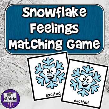 Winter Social Emotional Activities Preschool, Social Emotional Activities Preschool, Basic Emotions, Winter Kindergarten Activities, Social Emotional Activities, Winter Kindergarten, Social Emotional Learning Activities, January 2025, Matching Activity